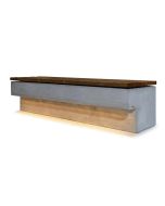 Panchina per arredo urbano in cemento h338_49