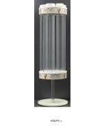 portacono-6-tubi-con-base-girevole-in-alluminio-h41206
