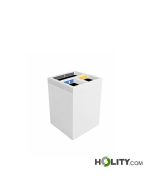 Contenitore raccolta differenziata di colore bianco h424_138