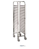 Carrello portateglie in acciaio inox h431_44