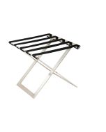 Reggivaligia per hotel in acciaio inox h43865