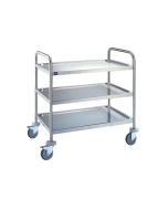 Carrello di servizio in acciaio inox h45611