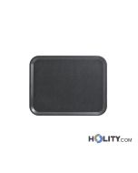 Vassoio color carbone per mense e ristoranti h464_415