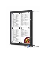 Bacheca a LED per menu da esterno con fissaggio a muro  h738_42
