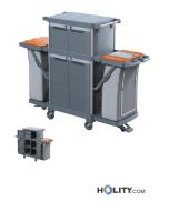 Carrello portabiancheria per hotel h489_07