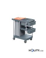 Carrello pulizie con secchielli da 7 lt h489_21