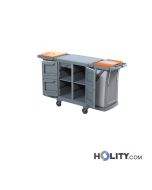 Carrello multiuso per biancheria hotel h489_54