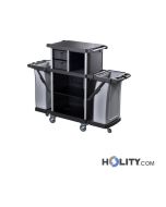 Carrello per biancheria hotel in plastica riciclata h489_57