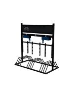 Stazione ricarica bici mobile con insegna pubblicitaria h503_39