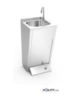 Lavamani con unico pulsante acqua calda e fredda h509_08
