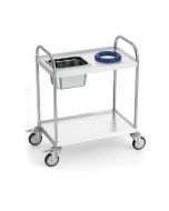 Carrello di servizio in acciaio inox h509_163