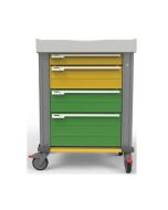 Carrello per medicazioni con cassetti h527_28