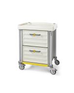 Carrello portacartelle cliniche con cassetti h527_29