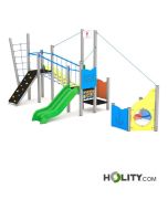 Struttura multi gioco per parco giochi h575_95