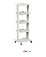 carrello-per-dispositivi-medicali-5-ripiani-h619-04