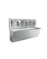 Lavabo chirurgico inox 3 posti 190 cm h624_19