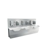 Lavabo chirurgico corian 3 posti 245 cm h624_20