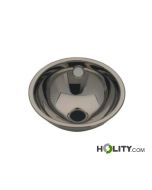 Lavabo in acciaio inox lucido h679_48