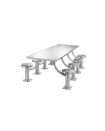 Tavolo antivandalo con 8 sedute h679_52
