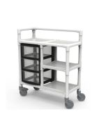 Carrello per medicazioni con 3 cassetti h680_18
