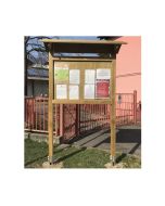 Bacheca per arredo urbano in pino nordico h682_19