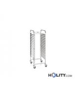 Carrello per trasporto teglie per hotel h712_54