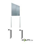 Tabellone elettorale bifacciale da interrare h723_11