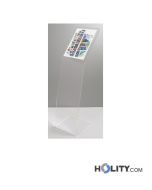 Leggio in plexiglass base a L h738_31