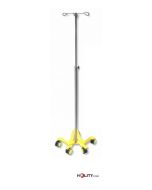 asta-portaflebo-a-2-ganci-con-base-colorata-h740-26