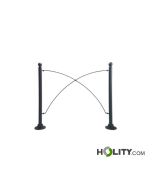 Transenna per arredo urbano con 2 basette h744_46