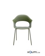 Sedie con 4 gambe in acciaio per bar h74_427