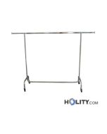 Stender porta abiti cromato fisso h757_03