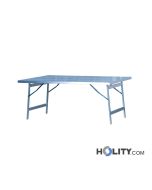 Tavolo per mercato con vetroresina h. 80 cm h757_24