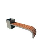 Panchina con fioriera per arredo urbano h763_31