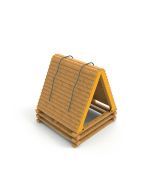Casetta rustica per parco giochi h763_60