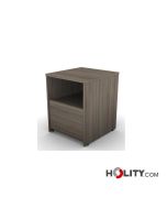 Comodino per camera degenza spessore 18 mm h776_103