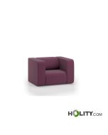 Poltrona singola con braccioli per ufficio h776_78