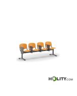 Panca per sala d'attesa 4 posti h776_89