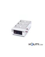 Scioglitore cioccolato con 3 vaschette h83341