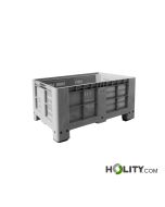 Contenitore industriale in plastica forato h836_40