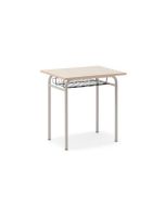 Banco con piano in laminato e sottopiano in griglia h848_45