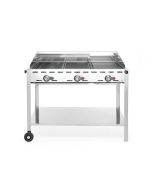 Barbecue professionale con 3 bruciatori a gas h887_61
