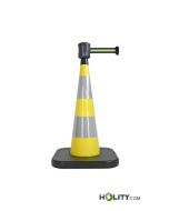 Cono per cantieri con nastro h972_132