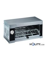 Tostiera professionale 2 pinze in acciaio inox h19006