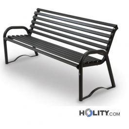 Panchina in metallo per arredo urbano h350_284