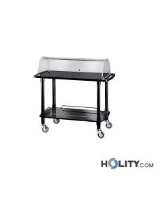 carrello-portavivande-in-legno-con-cupola---2-piani-h09123