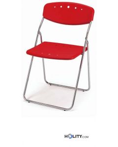 sedia-pieghevole-con-telaio-cromato-h15956