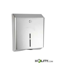 Dispenser Carta Asciugamani In Acciaio Inox AIKE - Montaggio A Parete, Per Carta Z-Fold E H2 - Foto 9