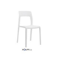 Sedia Da Ufficio Monaco, Plastica, Metallo, Marrone, 48x56x93 Cm