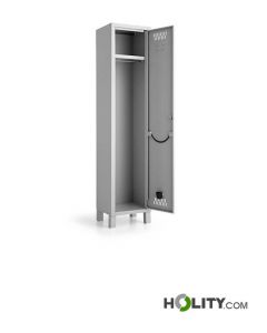 Armadio Spogliatoio 1 Posto - In Lamiera Verniciata, Dimensioni 36x34x180 Cm, Da Montare, Per Palestre E Spogliatoi - Foto 10